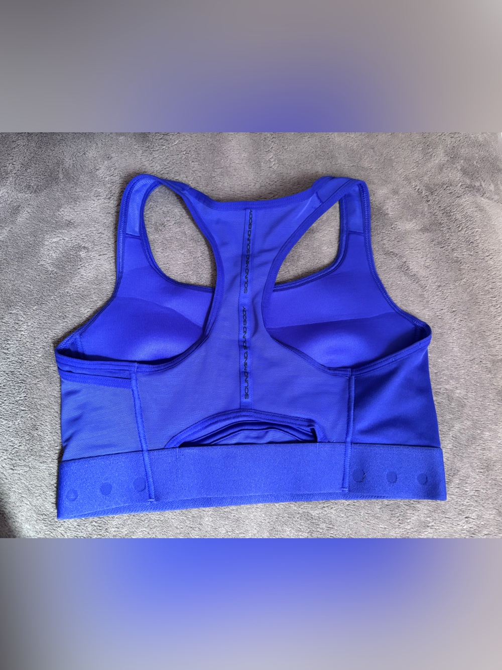 Asics Electric Blue Racerback Support Sports Bra